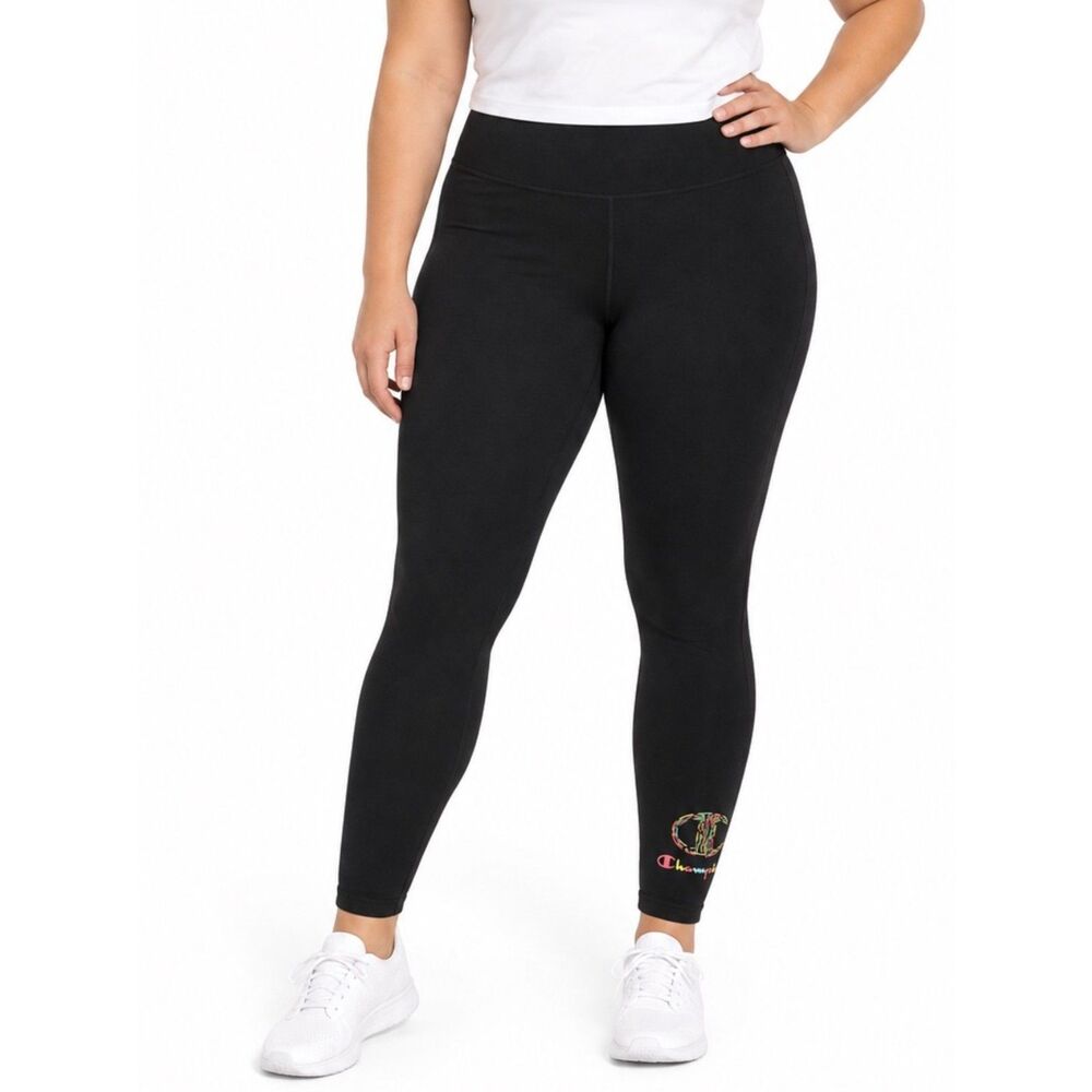 Champion Women’s High Rise Leggings Black | Size Large